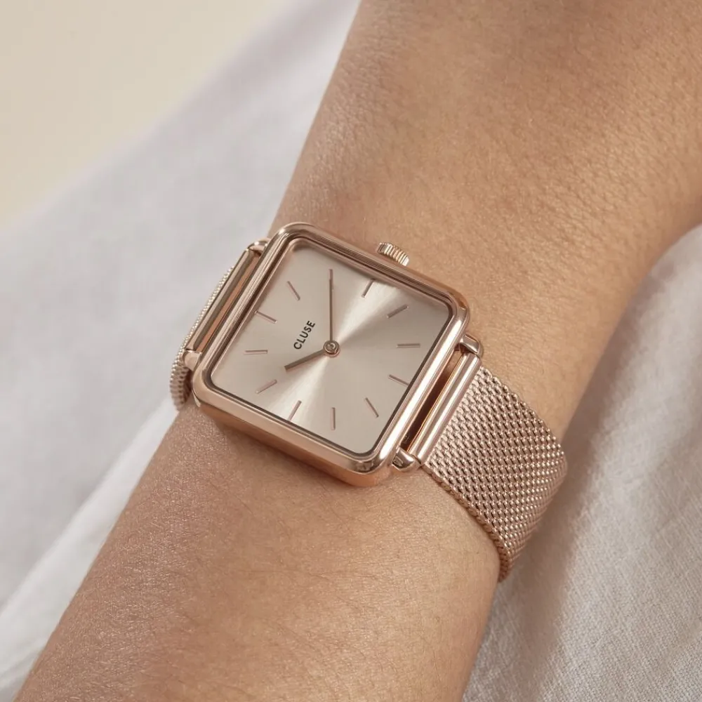 Montre La Tetragone Rose|CLUSE Clearance