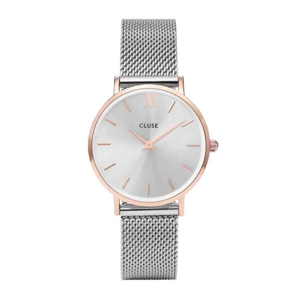 Montre Minuit Argent|CLUSE Online