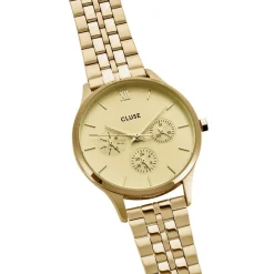 Montre Minuit Multifonction Doré|CLUSE Discount