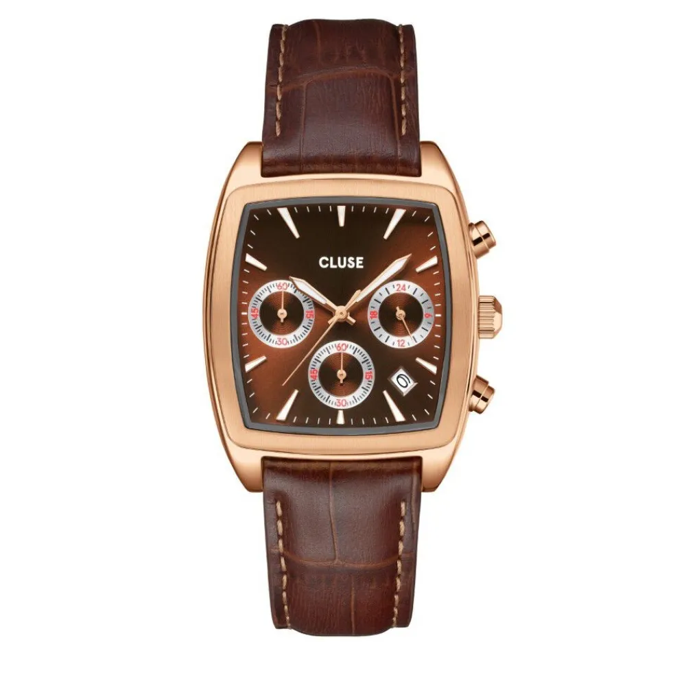 Montre Quartaut Chrono Marron|CLUSE Clearance