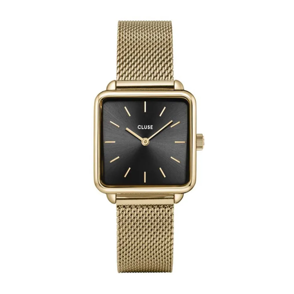 Montre Tetragone Noir|CLUSE Online