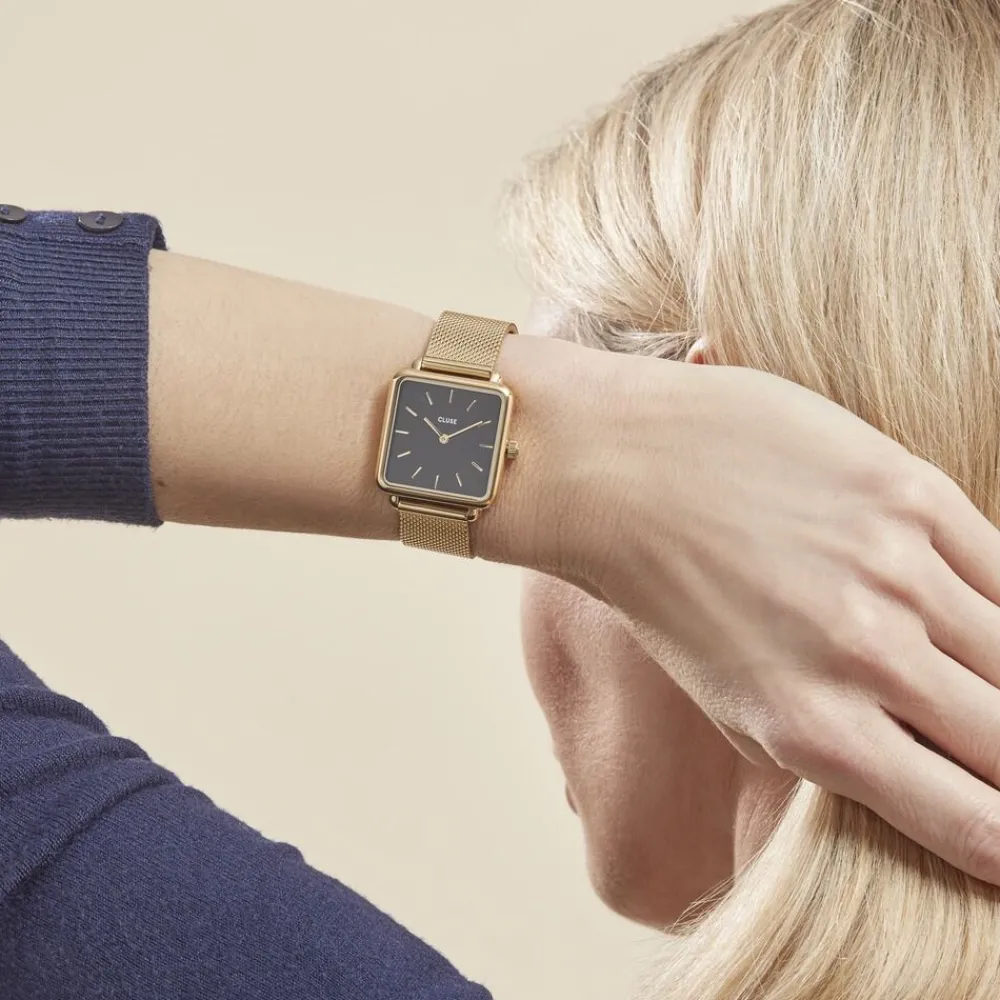 Montre Tetragone Noir|CLUSE Online