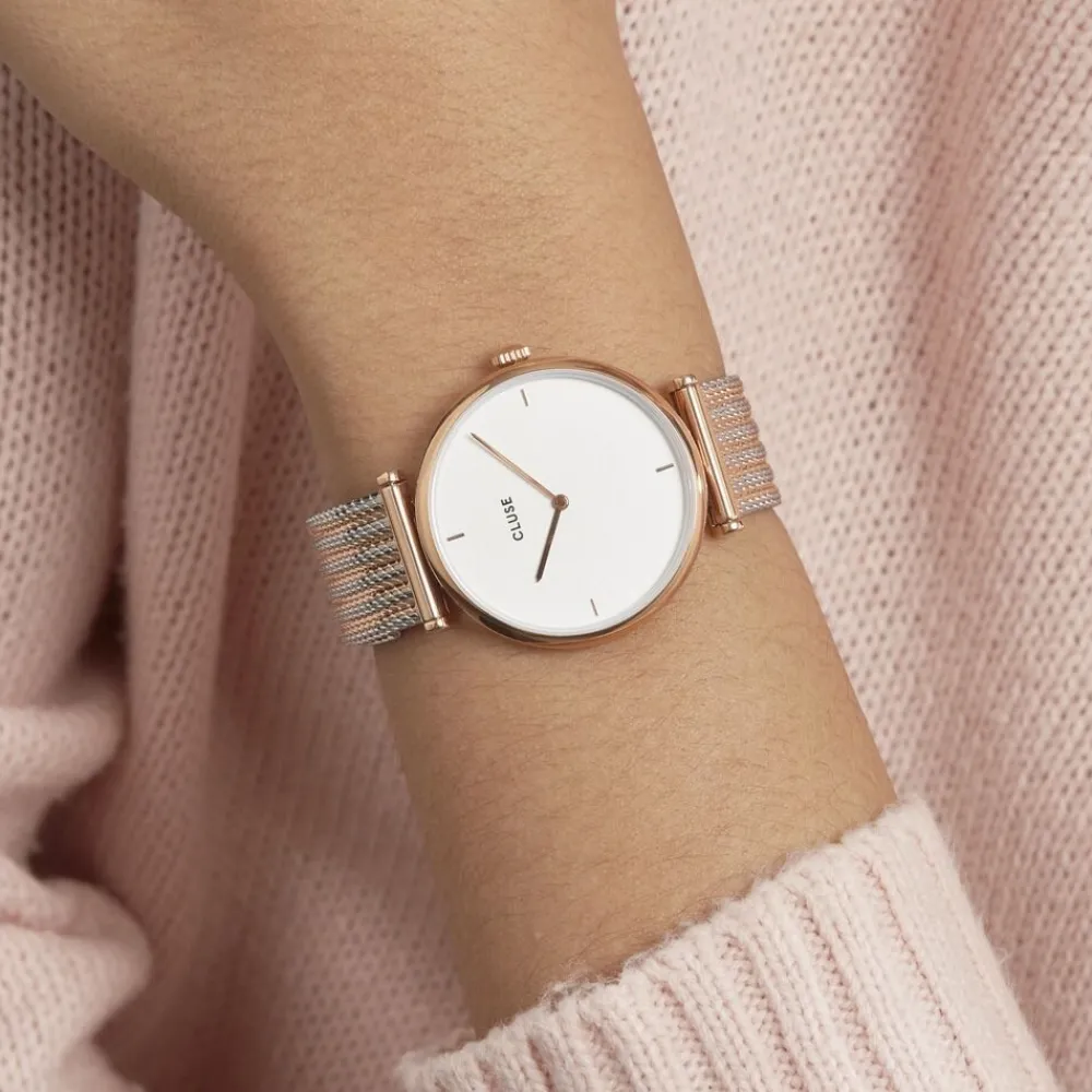 Montre Triomphe Blanc|CLUSE Discount