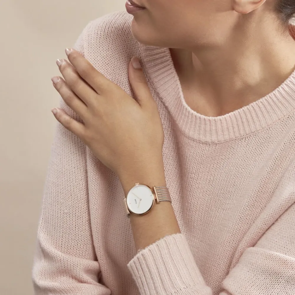 Montre Triomphe Blanc|CLUSE Discount