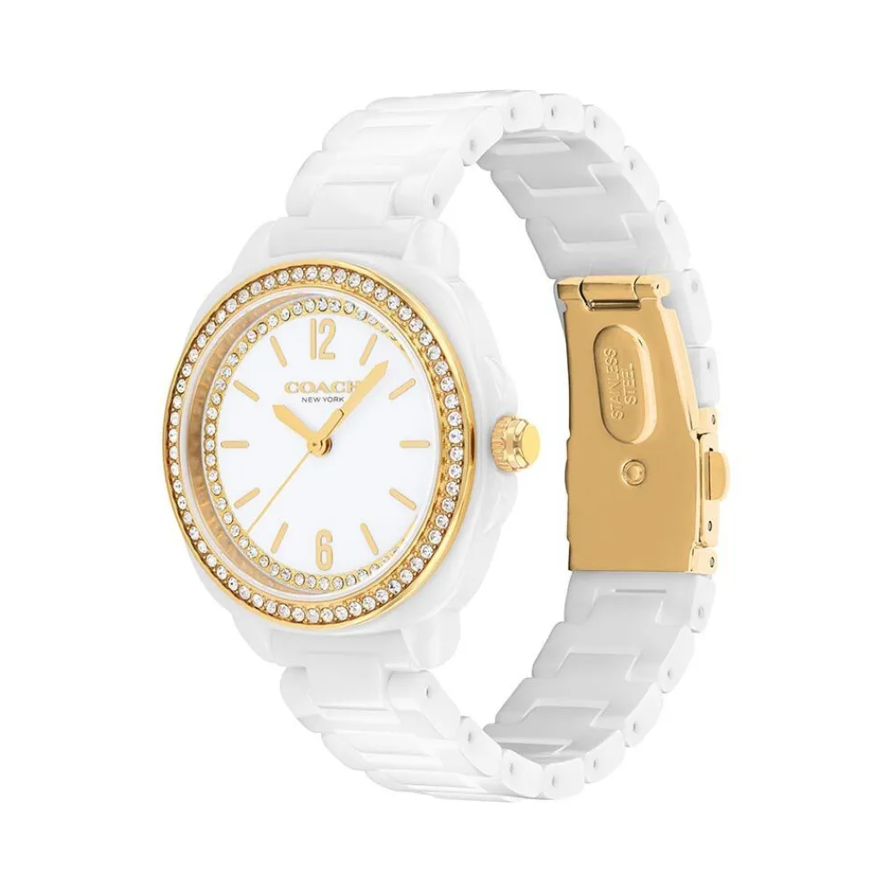 Montre Kitt Blanc|COACH Clearance