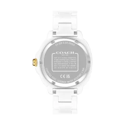 Montre Kitt Blanc|COACH Clearance