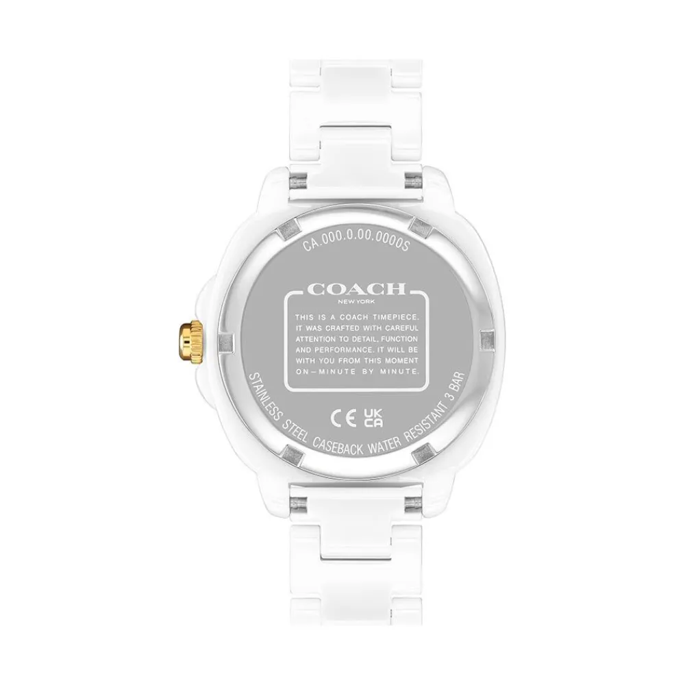 Montre Kitt Blanc|COACH Clearance