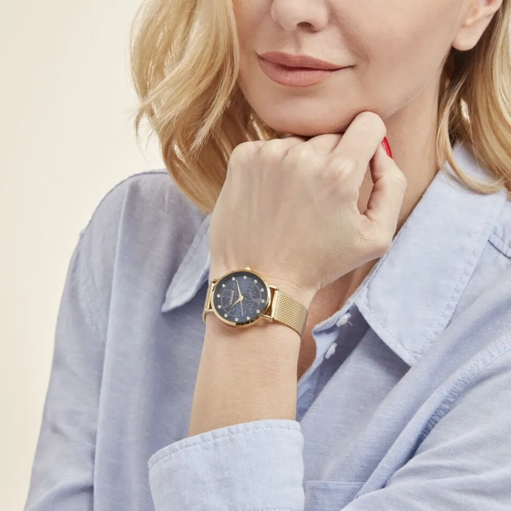 Montre Camille Bleu|CODHOR