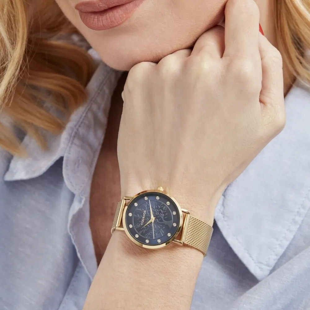 Montre Camille Bleu|CODHOR