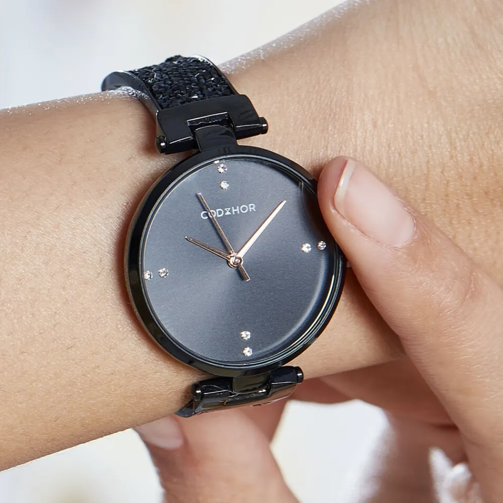 Montre Cegolene Noir|CODHOR New