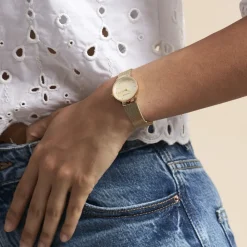 Montre Fleur Doré|CODHOR