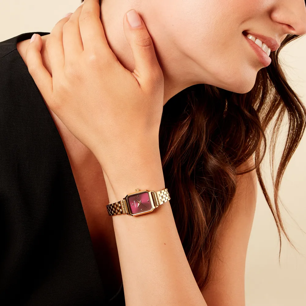 Montre Hortense Bordeaux|CODHOR