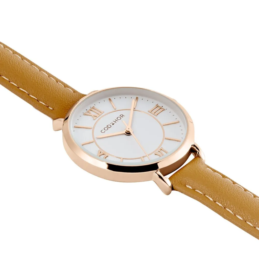 Montre Lena Blanc|CODHOR Discount