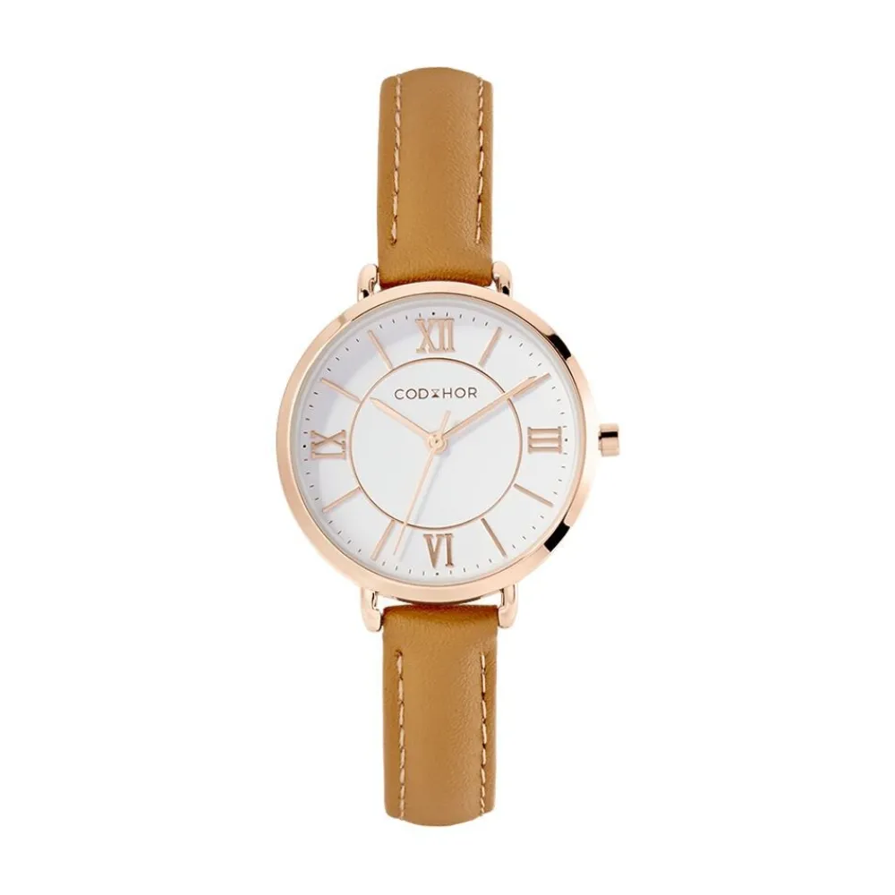 Montre Lena Blanc|CODHOR Discount