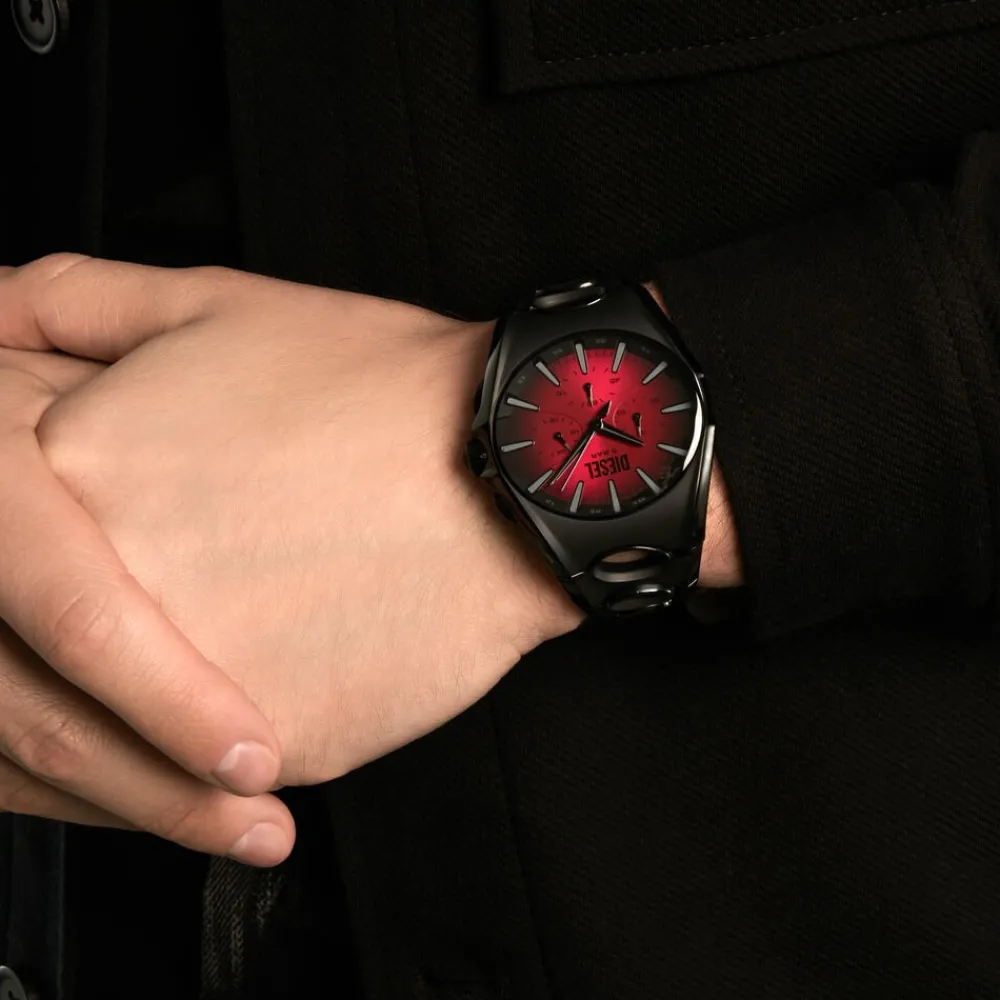Montre D-Curve Rouge|DIESEL Discount
