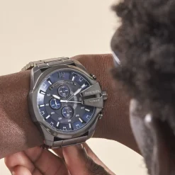 Montre Mega Chief Bleu|DIESEL Outlet