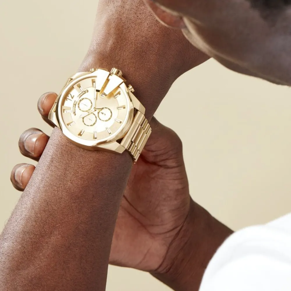 Montre Mega Chief Champagne|DIESEL Sale
