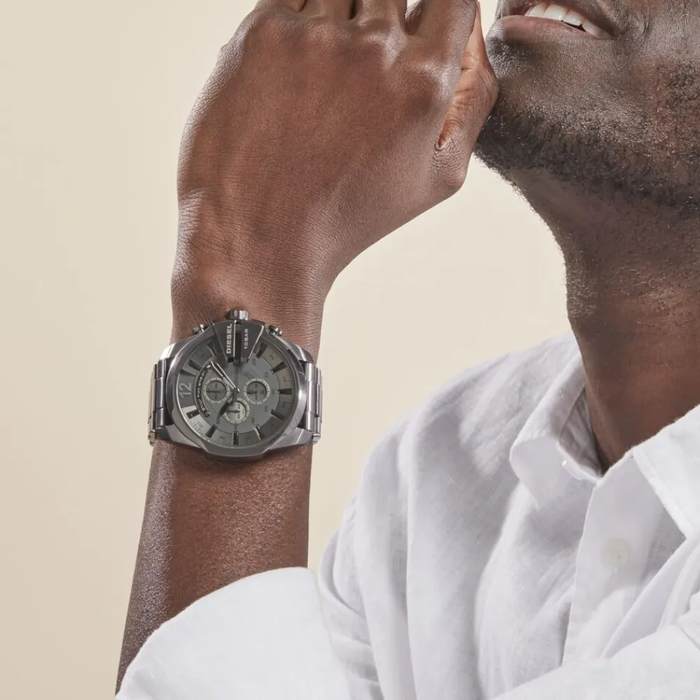 Montre Mega Chief Gris|DIESEL
