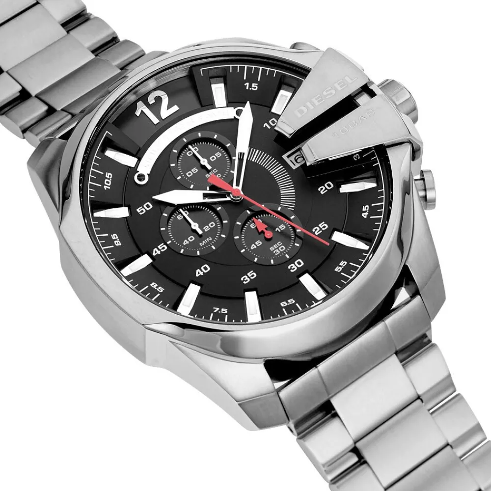 Montre Mega Chief Noir|DIESEL Outlet