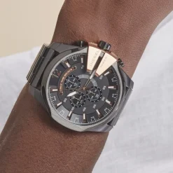 Montre Mega Chief Noir|DIESEL Outlet