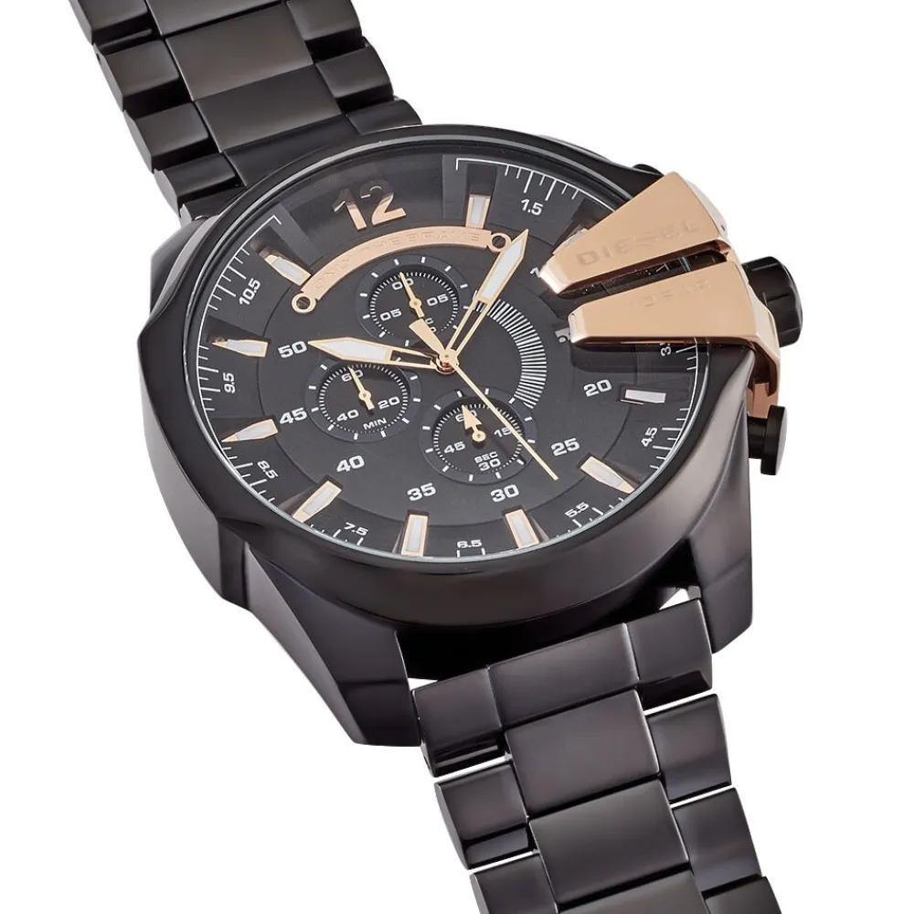 Montre Mega Chief Noir|DIESEL Outlet