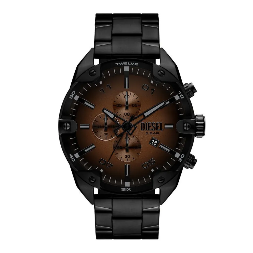 Montre Spiked Marron|DIESEL Online