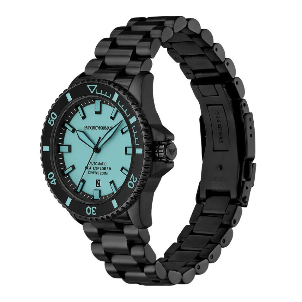 Montre Sea Explorer Bleu|EMPORIO ARMANI Outlet