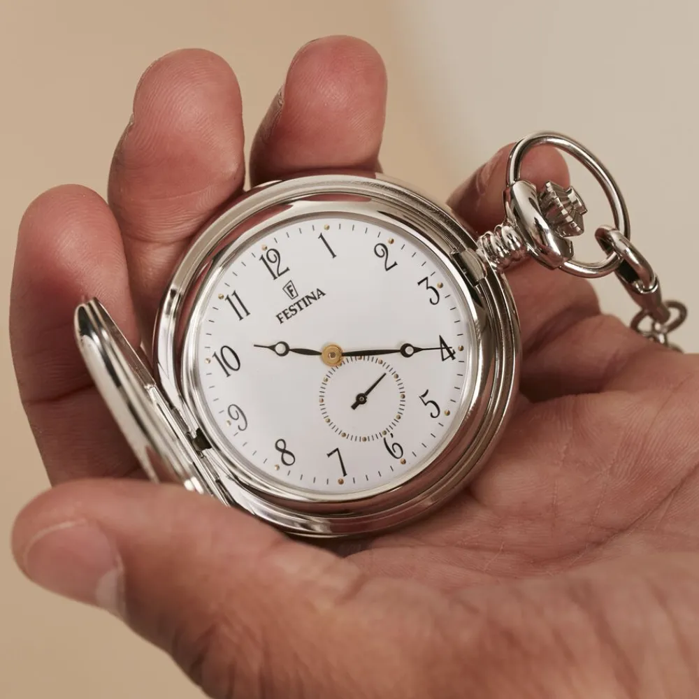 Montre Gousset Blanc|FESTINA New