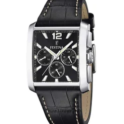Montre On The Square Chrono Noir|FESTINA Sale