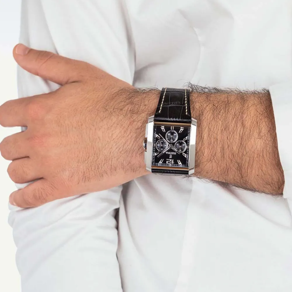 Montre On The Square Chrono Noir|FESTINA Sale