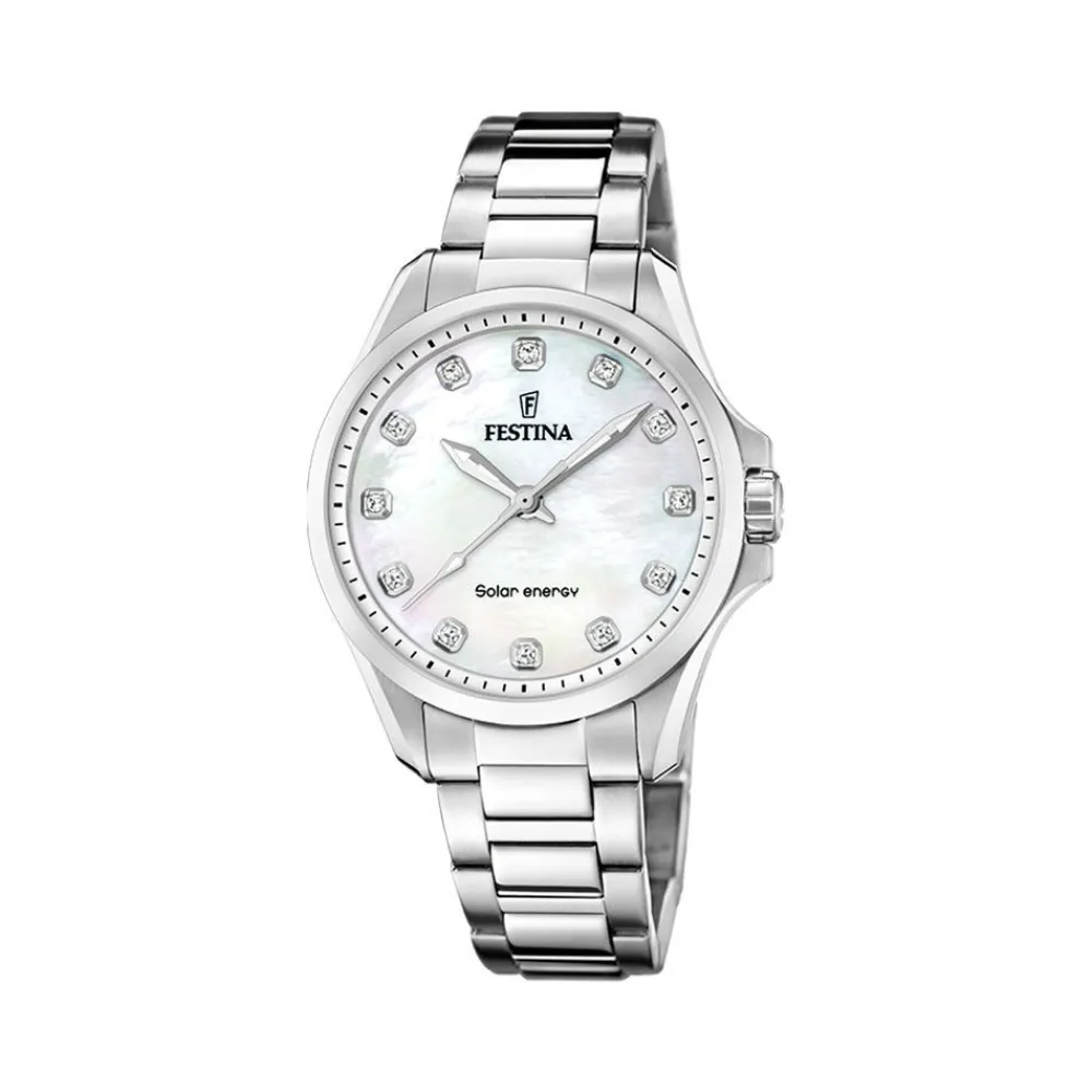 Montre Solar Energy Nacre Blanche|FESTINA Online
