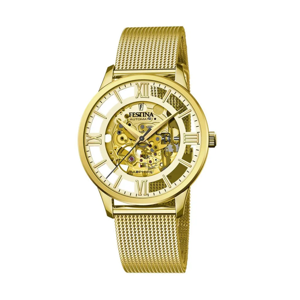 Montre Squelette Doré|FESTINA New
