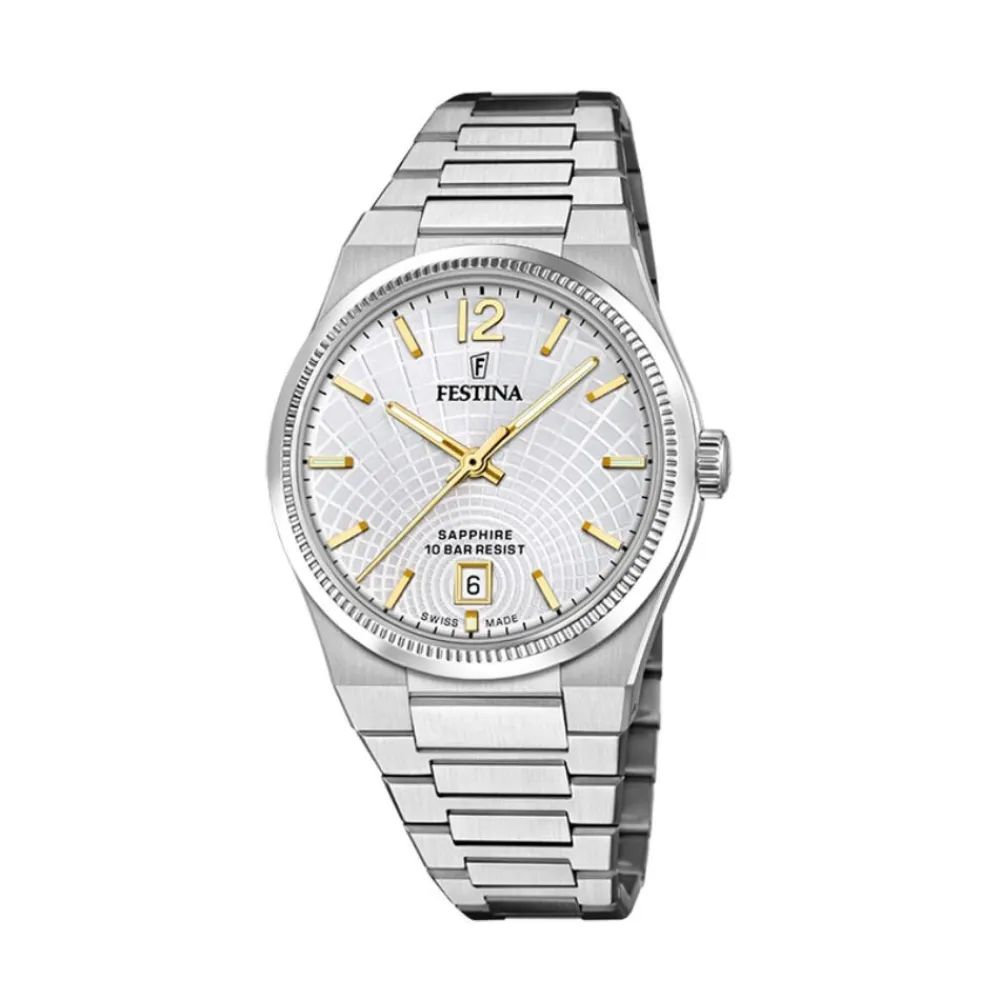 Montre 35 Argenté|FESTINA SWISS MADE New