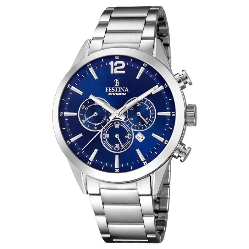 Montre Timeless Chronograph Bleu|FESTINA New