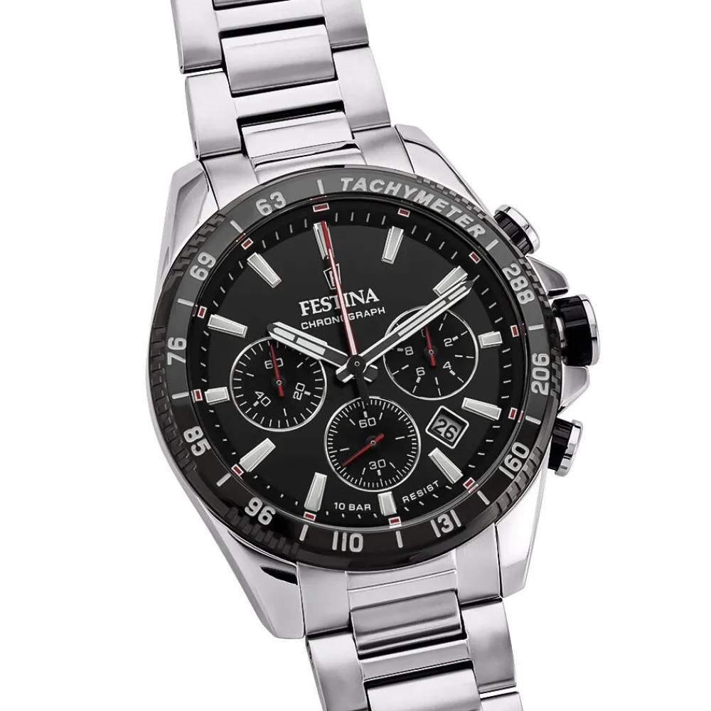 Montre Timeless Chronograph Noir|FESTINA Outlet