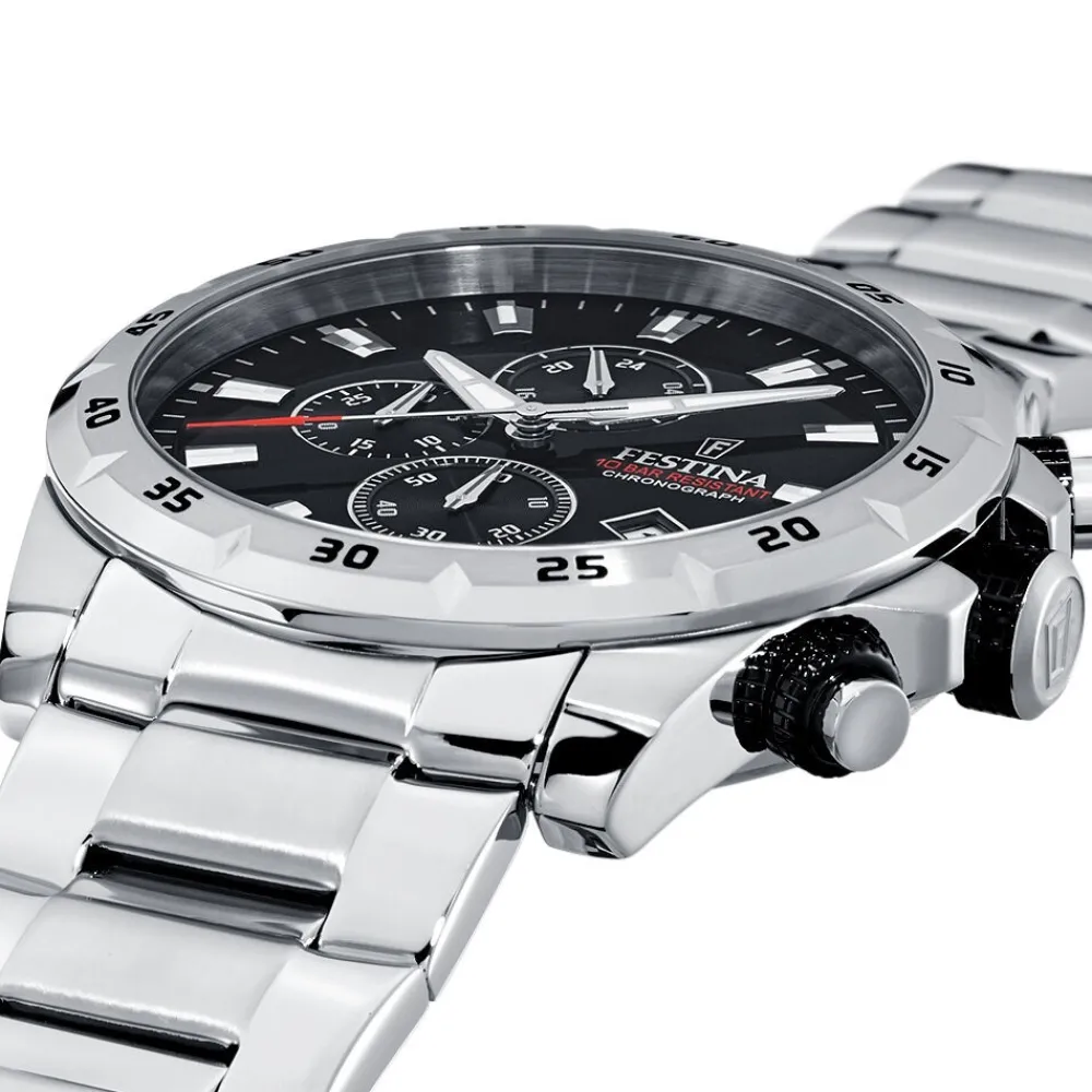 Montre Timeless Chronograph Noir|FESTINA Best
