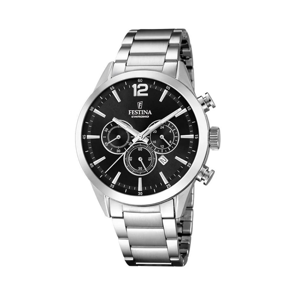 Montre Timeless Chronograph Noir|FESTINA