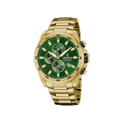 Montre Timeless Chronograph Vert|FESTINA Outlet