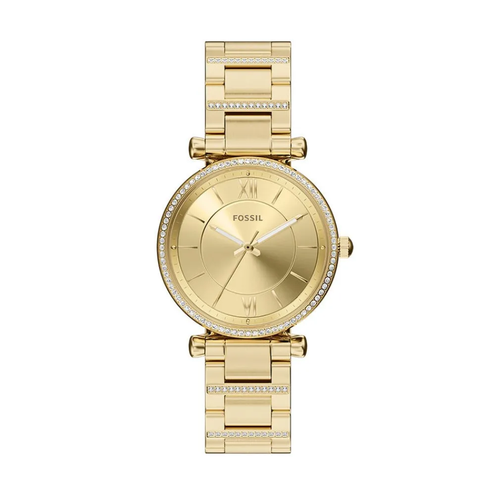 Montre Carlie 35 Champagne|FOSSIL Online