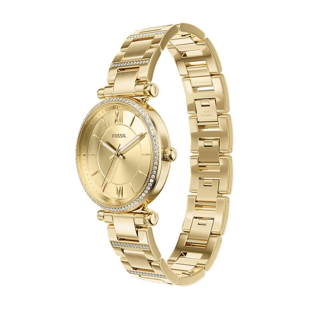 Montre Carlie 35 Champagne|FOSSIL Online