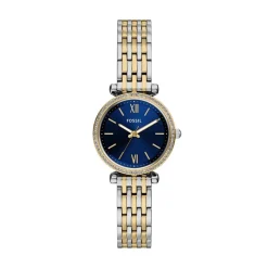 Montre Carlie Mini Bleu|FOSSIL Outlet