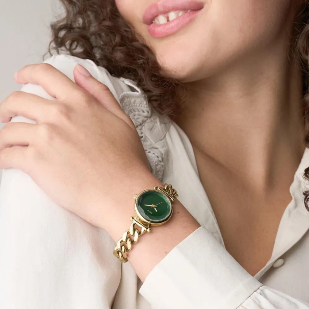 Montre Carlie Mini Vert|FOSSIL Clearance