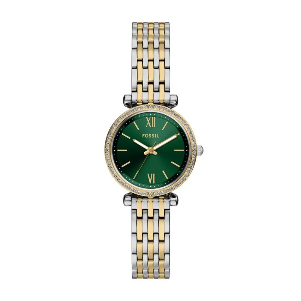 Montre Carlie Mini Vert|FOSSIL Online