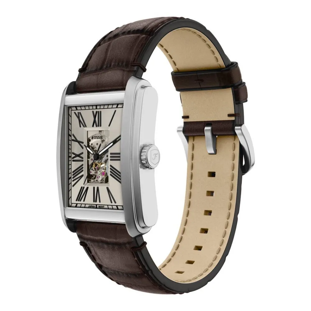 Montre Carraway Automatic Beige|FOSSIL Online