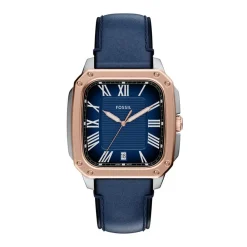 Montre Crosby Bleu|FOSSIL Outlet