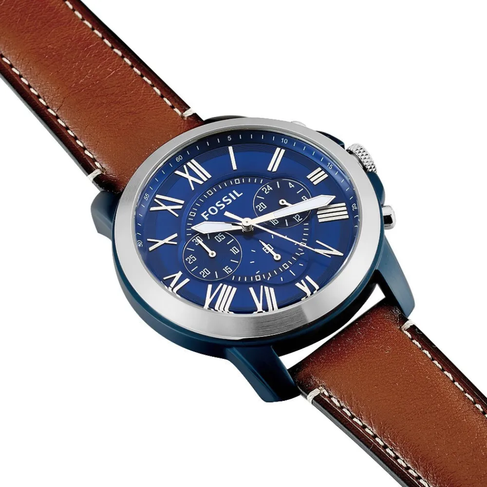 Montre Grant Bleu|FOSSIL