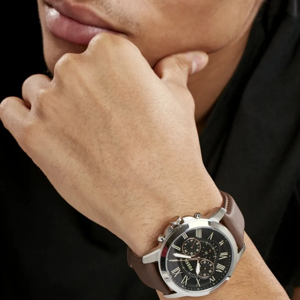 Montre Grant Noir|FOSSIL