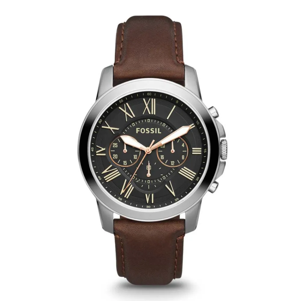 Montre Grant Noir|FOSSIL