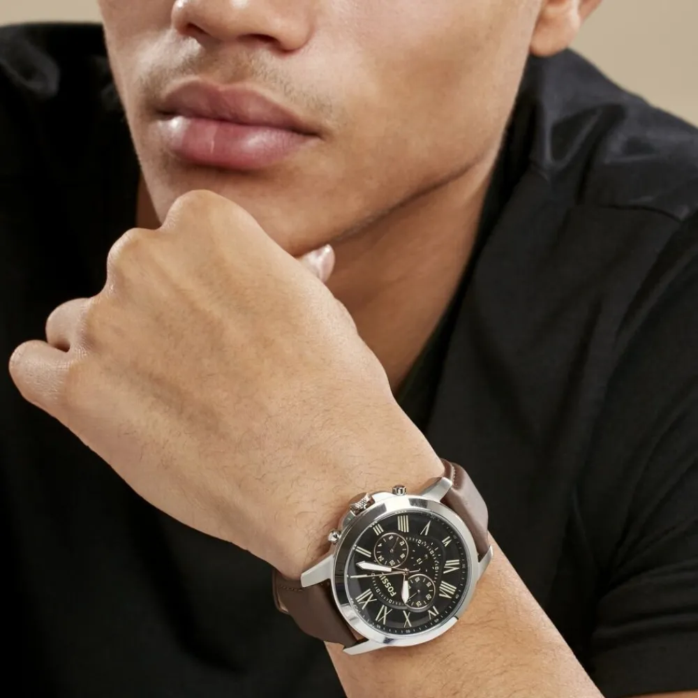 Montre Grant Noir|FOSSIL