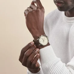 Montre Neutra Chrono Beige|FOSSIL Online